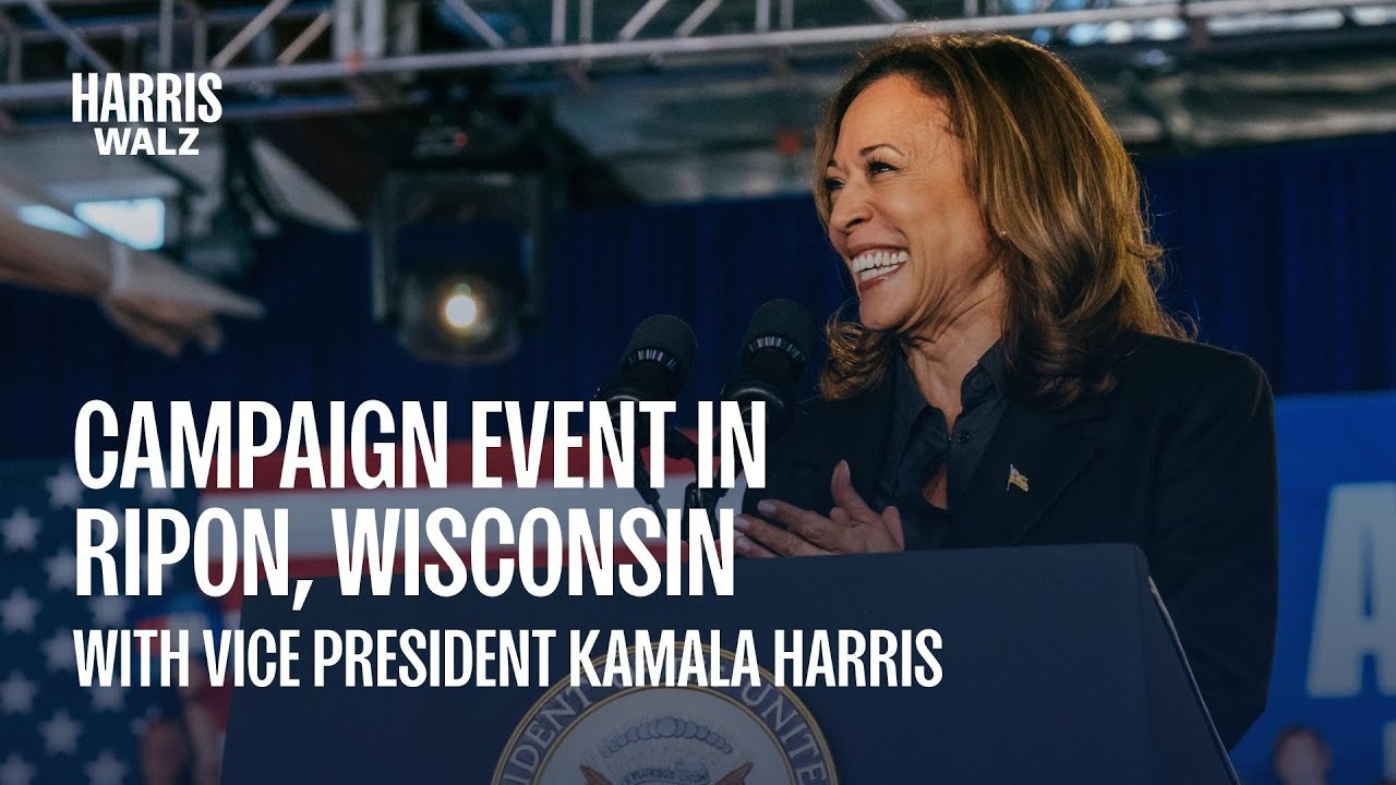 VP Kamala Harris and Congresswoman Liz Cheney Live from Ripon Event...